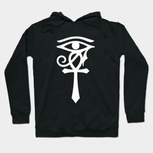 Egyptian symbol Ankh with Eye of Horus Hoodie